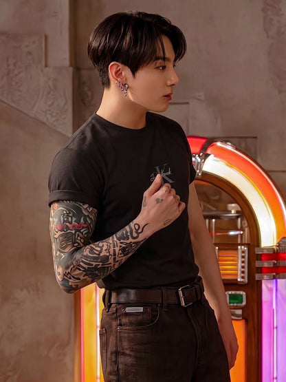 JUNG KOOK x CK MONOLOGO TEE